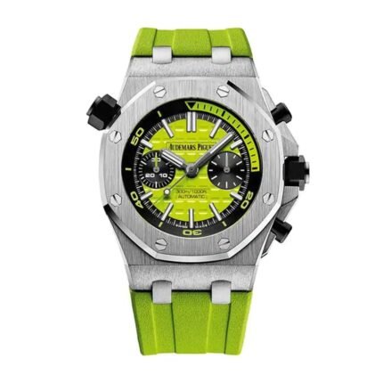 Audemars Piguet Royal Oak Offshore Diver Chronograph Watch-Green Dial 42mm 1