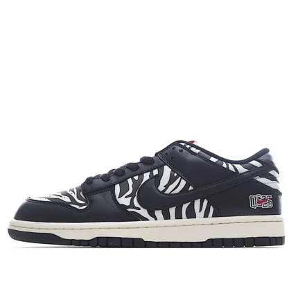 Nike Quartersnacks X Dunk SB Low“Zebra 黑