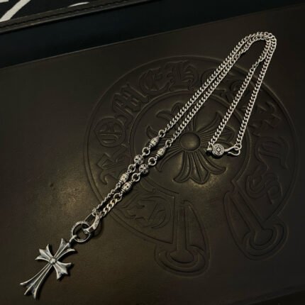 Chrome Hearts Cross Flower Ball Necklace